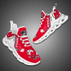 New Jersey Devils Personalized NHL Max Soul Shoes Ver 2