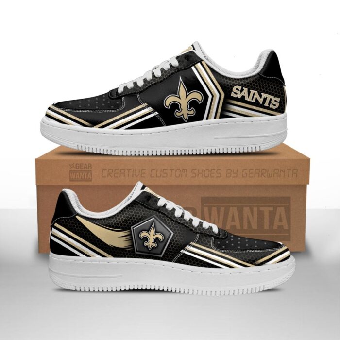 New Orlean Saints Air Sneakers Custom For Fans