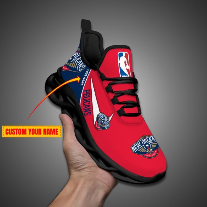 New Orleans Pelicans Personalized NBA Max Soul Shoes