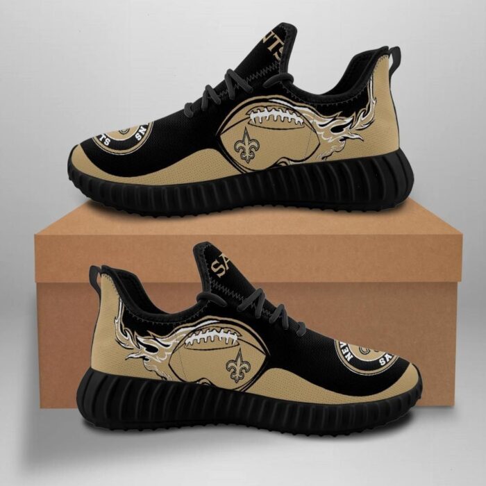 New Orleans Saints Custom Shoes Sport Sneakers Yeezy Boost 24142