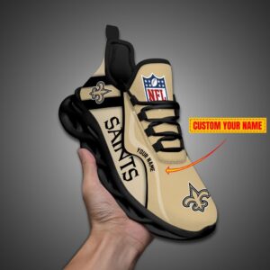 New Orleans Saints NFL Customized Unique Max Soul Shoes