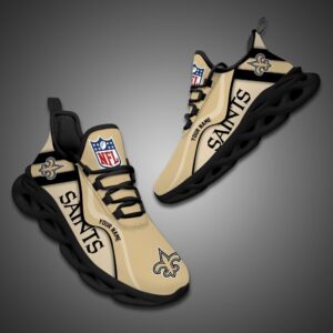 New Orleans Saints NFL Customized Unique Max Soul Shoes