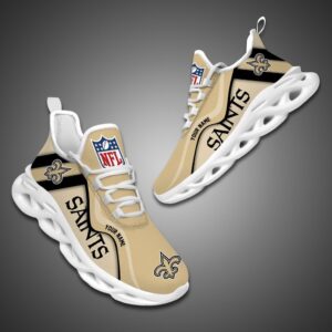 New Orleans Saints NFL Customized Unique Max Soul Shoes