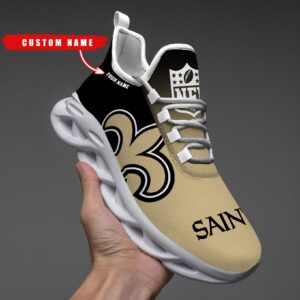 New Orleans Saints Personalized Custom Name Max Soul Shoes