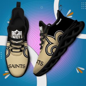 New Orleans Saints Personalized Custom Name Max Soul Shoes