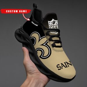 New Orleans Saints Personalized Custom Name Max Soul Shoes