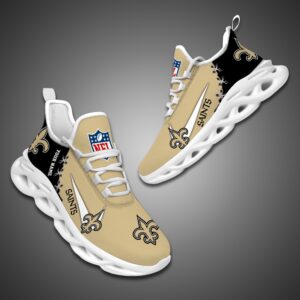 New Orleans Saints Personalized NFL Max Soul Shoes