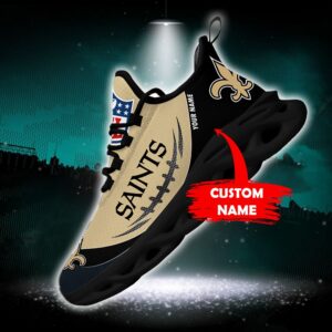 New Orleans Saints Personalized NFL Max Soul Shoes Fan Gift