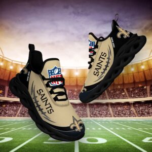 New Orleans Saints Personalized NFL Max Soul Shoes Fan Gift