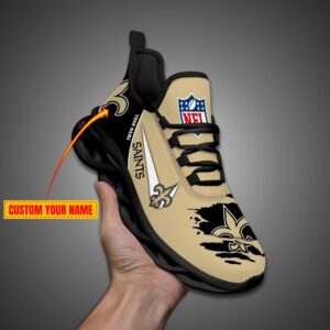 New Orleans Saints Personalized NFL Max Soul Shoes for Fan