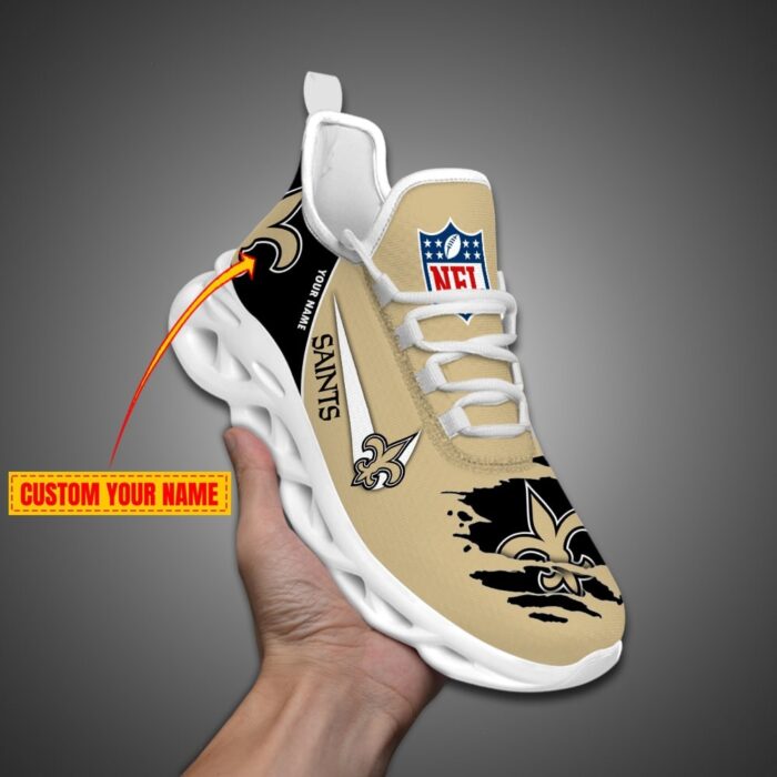 New Orleans Saints Personalized NFL Max Soul Shoes for Fan