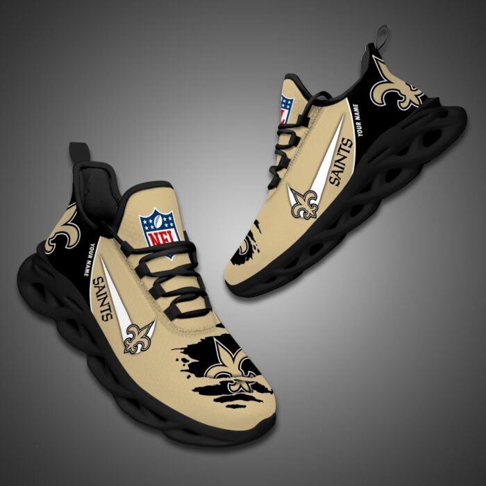 New Orleans Saints Personalized NFL Max Soul Shoes for Fan