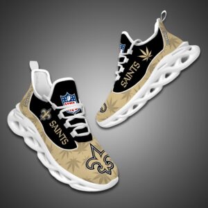 New Orleans Saints Personalized Weed Limited Edition Max Soul Shoes