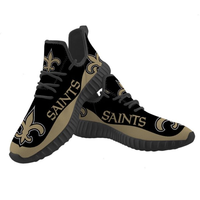 New Orleans Saints Sneakers Big Logo Yeezy Shoes