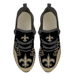 New Orleans Saints Sneakers Big Logo Yeezy Shoes Art 1940