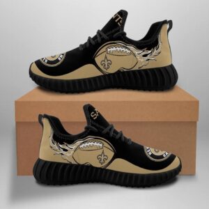 New Orleans Saints Unisex Sneakers New Sneakers Custom Shoes Football Yeezy Boost