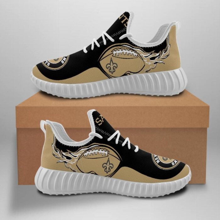 New Orleans Saints Unisex Sneakers New Sneakers Custom Shoes Football Yeezy Boost