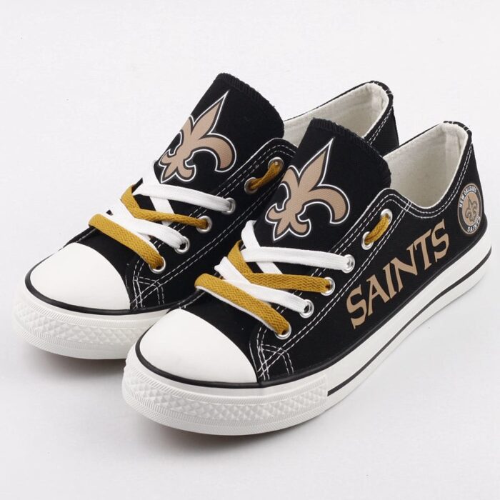 New Orleans Saints Women's Shoes Low Top Canvas Shoes