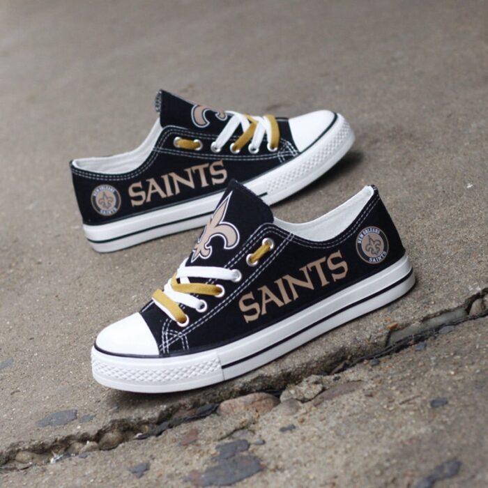 New Orleans Saints Women's Shoes Low Top Canvas Shoes