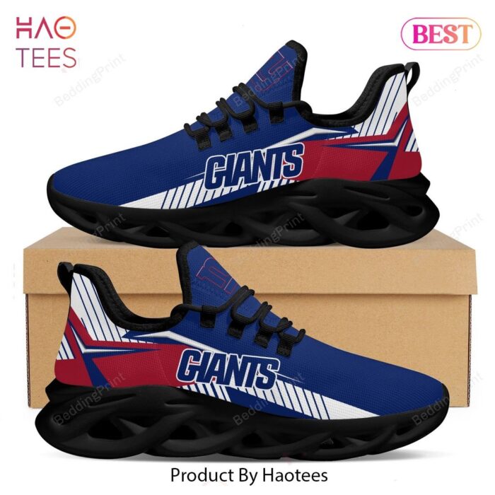 New York Giants Black Red Blue Max Soul Shoes