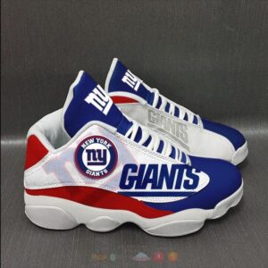 New York Giants Blue Air Jordan 13 Shoes