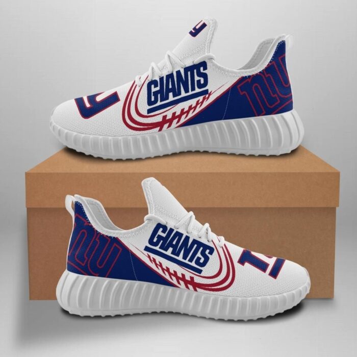 New York Giants Custom Shoes Sport Sneakers New York Giants Yeezy Boost Yeezy Shoes