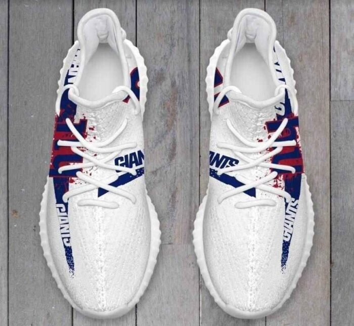 New York Giants Men Running Yeezy Boost Yeezy Shoes