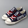 New York Giants Men's Shoes Low Top Canvas Shoes