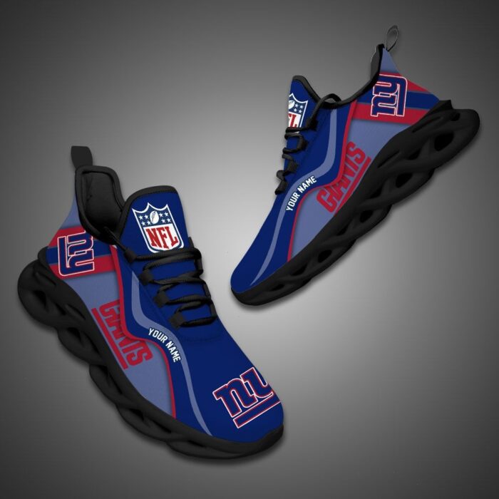 New York Giants NFL Customized Unique Max Soul Shoes