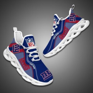 New York Giants NFL Customized Unique Max Soul Shoes