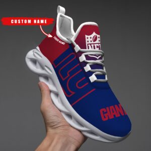 New York Giants Personalized Custom Name Max Soul Shoes