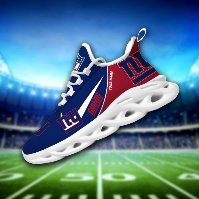 New York Giants Personalized Luxury NFL Max Soul Shoes 281122