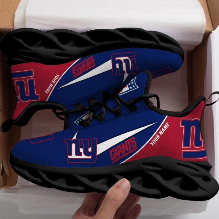 New York Giants Personalized Luxury NFL Max Soul Shoes 281122