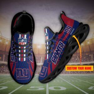 New York Giants Personalized Max Soul Shoes