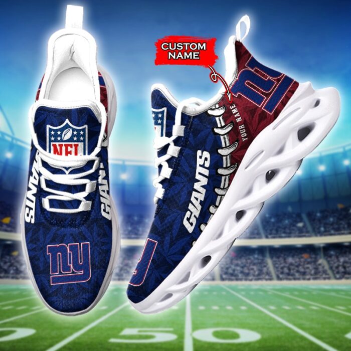 New York Giants Personalized Max Soul Shoes for Fan