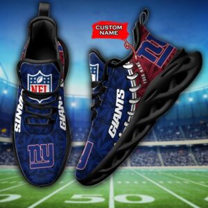 New York Giants Personalized Max Soul Shoes for Fan