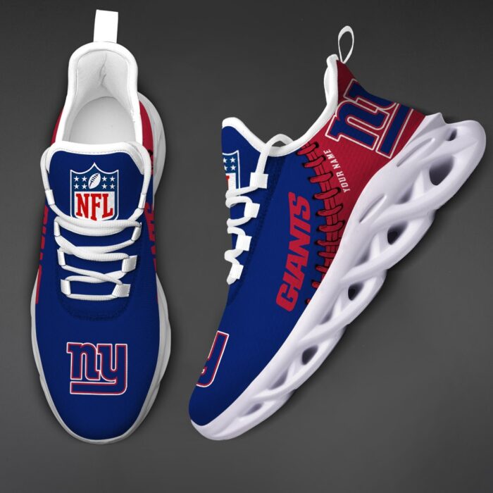 New York Giants Personalized Max Soul Shoes for Fan