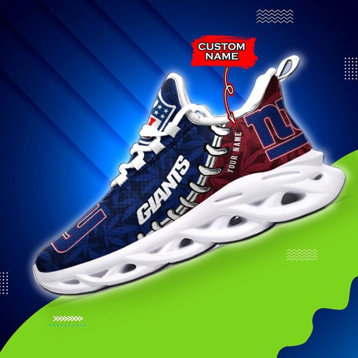 New York Giants Personalized Max Soul Shoes for Fan