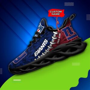 New York Giants Personalized Max Soul Shoes for Fan