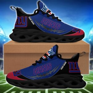 New York Giants Personalized NFL Max Soul Shoes for Fan