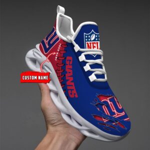 New York Giants Personalized NFL Max Soul Shoes for NFL Fan