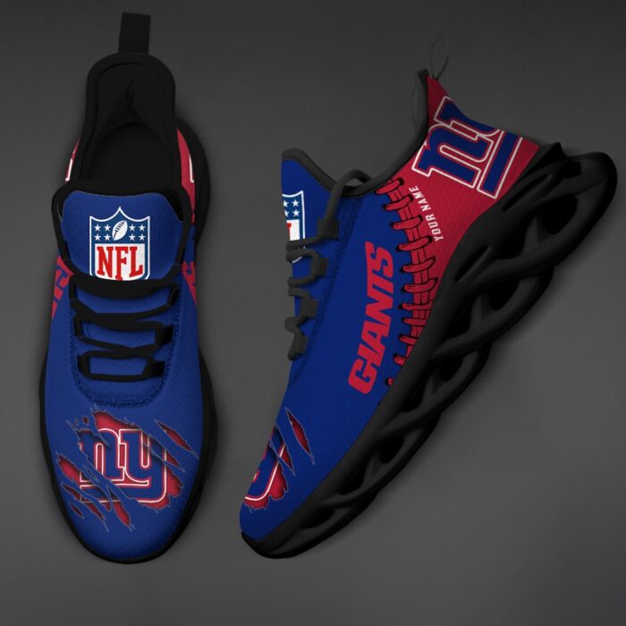 New York Giants Personalized NFL Max Soul Shoes for NFL Fan