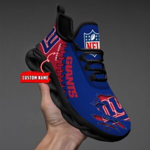 New York Giants Personalized NFL Max Soul Shoes for NFL Fan