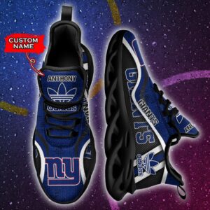 New York Giants Personalized NFL Max Soul Sneaker Adidas Ver 1