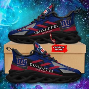 New York Giants Personalized NFL Max Soul Sneaker Ver 1