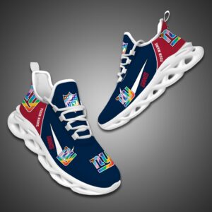 New York Giants Personalized Pride Month Luxury NFL Max Soul Shoes Ver 2