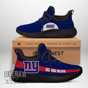 New York Giants Personalized Shoes Custom Yeezy Sneaker For Fan