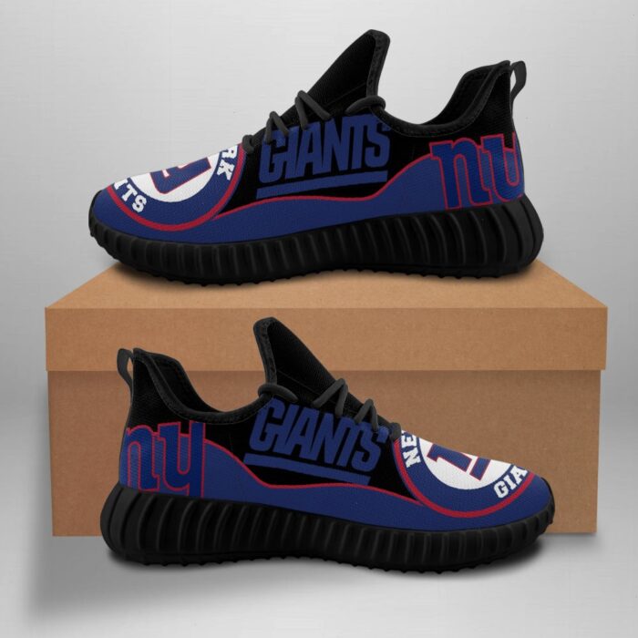 New York Giants Sneakers Big Logo Yeezy Shoes