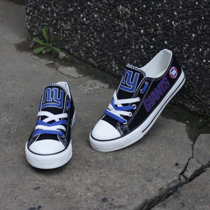 New York Giants Women's Shoes Low Top Canvas Shoes