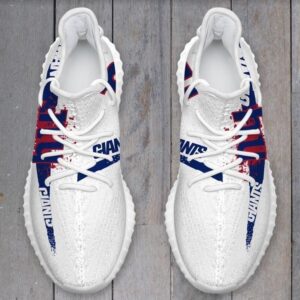 New York Giants Yeezy Shoes Sneakers, Custom Yeezy Boost, Hypebeast Shoes, Custom Shoes, Custom Sneaker 2